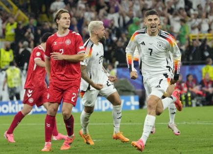 Alemania se impone a Dinamarca en la Eurocopa 2024