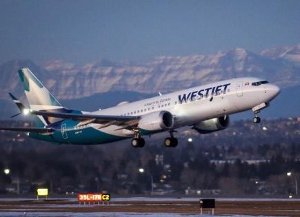 Cancelación de vuelos en WestJet por huelga de mecánicos