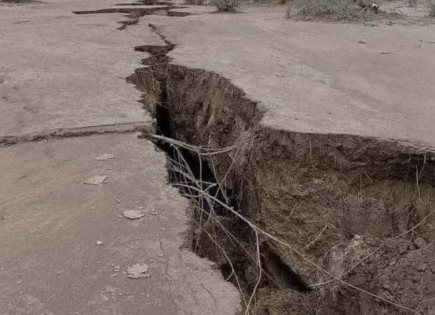 Impacto de las grietas en Tula tras las lluvias intensas