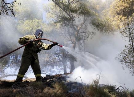 Incendios Forestales en Atenas