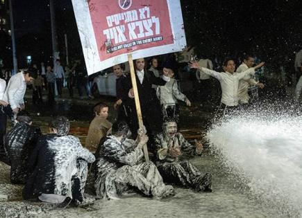 Protestan en Israel miles de judíos ultraortodoxos