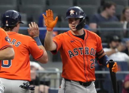 Victoria de los Astros de Houston en un emocionante juego de béisbol