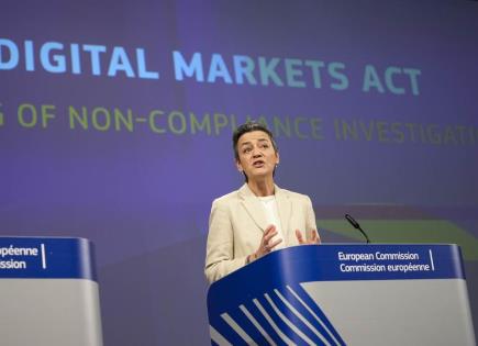 Acusación de la UE a Meta Platforms por incumplimiento de normas digitales
