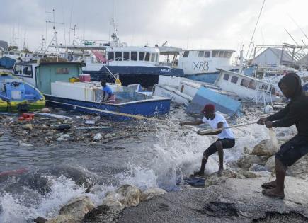 El paso destructivo del Huracán Beryl por el Caribe