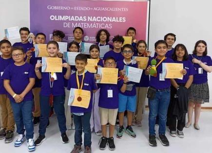 Logran estudiantes potosinos 14 preseas en Olimpiada Nacional de Matemáticas