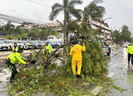 Alerta en Quintana Roo por el paso del huracán Beryl