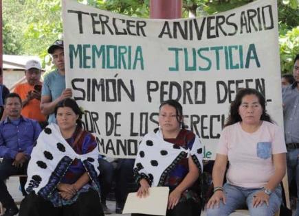 Marcha en Chiapas por justicia y derechos humanos