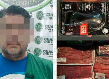 Fardero pretendía hurtar carne en Walmart