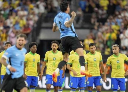Uruguay vence a Brasil en emocionante partido de la Copa América