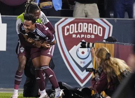 Colorado Rapids triunfan en partido de fútbol
