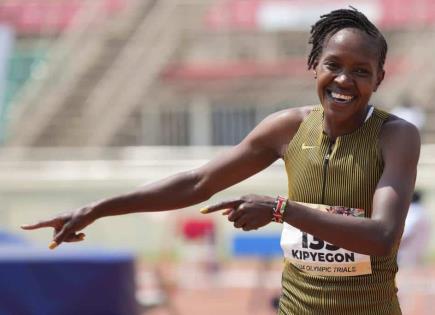 Fatih Kipyegon bate récord mundial en la Liga Diamante de París