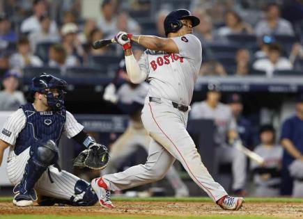 Rafael Devers destaca con jonrones en triunfo de Medias Rojas sobre Yankees