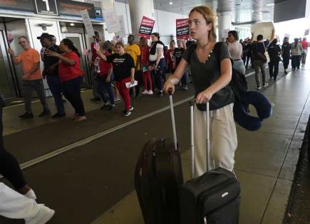 Aeropuertos de EEUU registran histórico récord de pasajeros