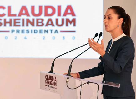 Declaraciones de Claudia Sheinbaum sobre la política actual