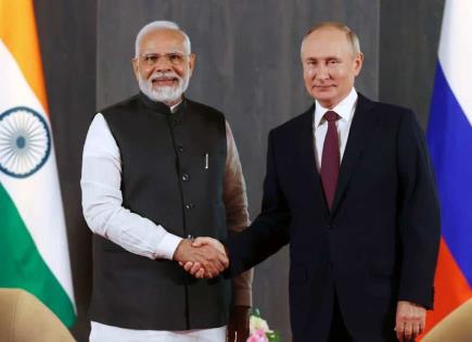 Visita del primer ministro indio a Rusia y su relación con China