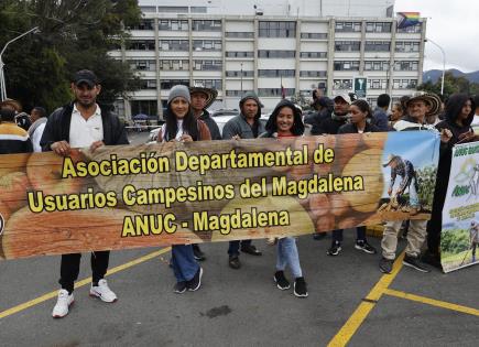 Ocupación de Campesinos Colombianos en la Agencia Nacional de Tierras