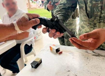 Programa de Desarme Voluntario en Sinaloa