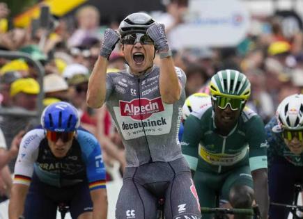 Triunfo de Jasper Philipsen en la Etapa 10 del Tour de Francia