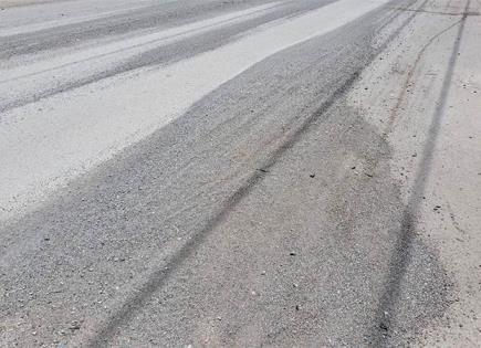 Calles de la ciudad, llenas de arena