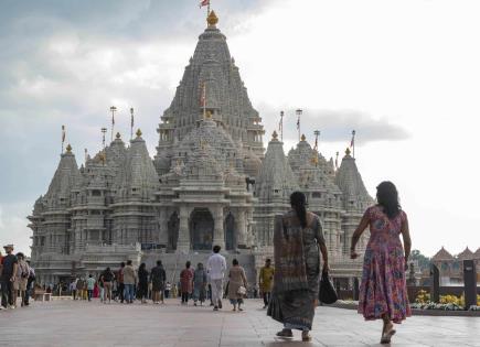 El templo hindú más grande fuera de India