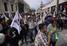 Protesta de campesinos en Guatemala por destitución de fiscal general