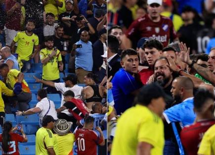 Trifulca entre Uruguayos y Selección Colombiana en la Copa América
