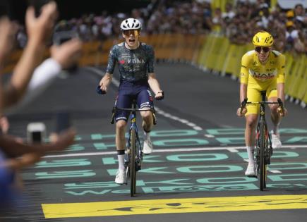 Victoria de Jonas Vingegaard en etapa del Tour de France