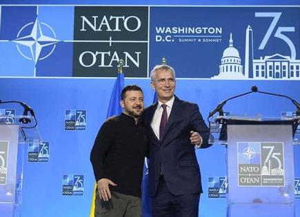 Ucrania, cerca de OTAN: Zelenski