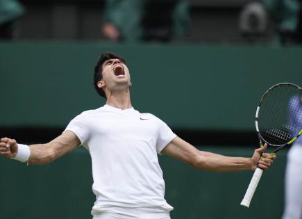 Carlos Alcaraz y Novak Djokovic disputarán la final de Wimbledon