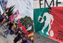 Manifestación de barras bravas de la Liga de Expansión MX