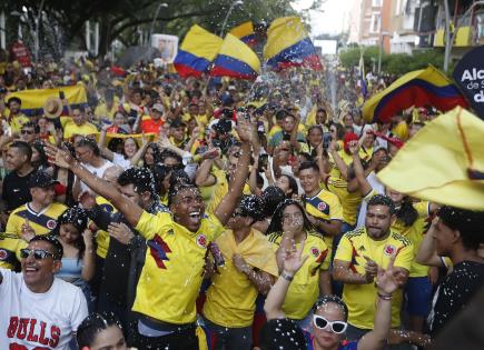 Aficionados colombianos se preparan para la final de la Copa América