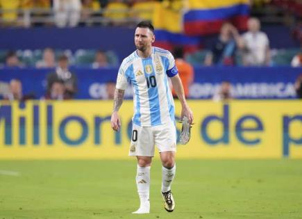 Emotiva despedida de Lionel Messi en la final de la Copa América