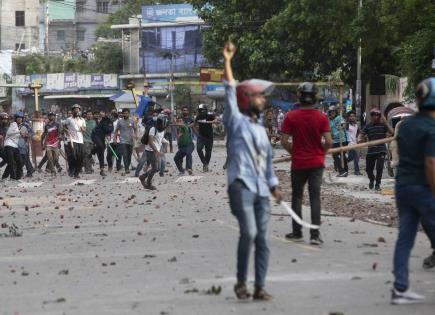 Protestas estudiantiles y violencia en Bangladesh