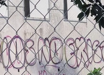 Indignación por acto vandálico en templo de Yucatán