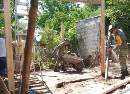 Ayuda humanitaria en Miraflores tras tormenta tropical