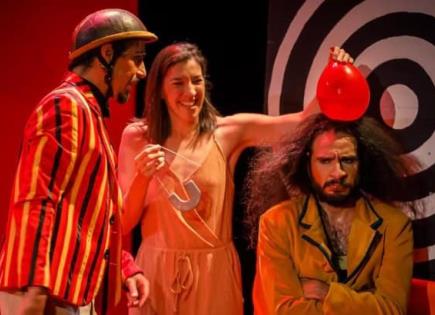 Espectáculo circense Par de comodines en Teatro Orientación