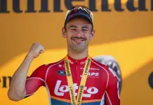 Triunfo de V&iacute;ctor Campenaerts en etapa 18 del Tour de Francia