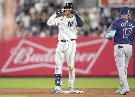 Victoria de los Yankees sobre los Rays en el béisbol