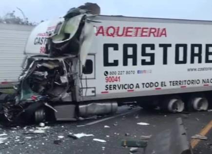 VIDEO | Accidente en Circuito Exterior Mexiquense