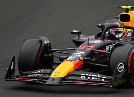 Checo Pérez largará segundo en el GP de Bélgica