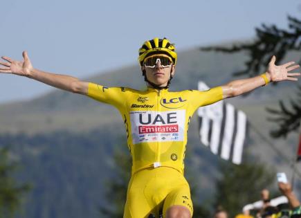Pogacar hace historia en el Tour de Francia