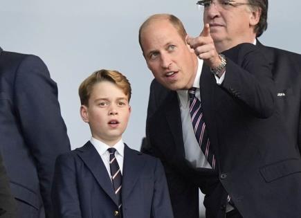 Emotiva imagen del príncipe Jorge en su undécimo cumpleaños