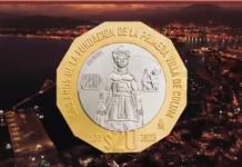 Lanzamiento de la nueva moneda de 20 pesos en Colima