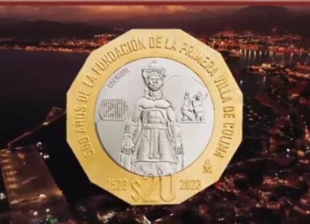 Lanzamiento de la nueva moneda de 20 pesos en Colima