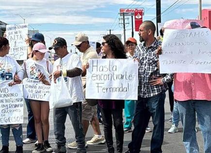 Marchan en Cd. Juárez por los desaparecidos