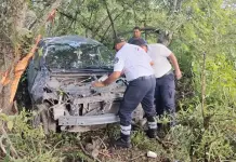 Choque en la Valles-Mante deja una mujer con lesiones
