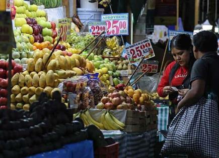 Alza en frutas y verduras dispara inflación a 5.61%