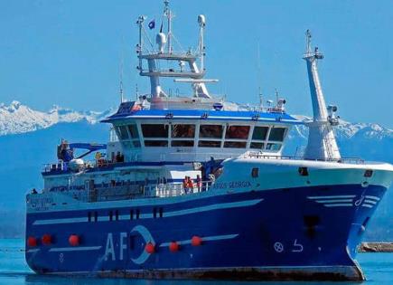 Se hunde barco cerca de Islas Malvinas