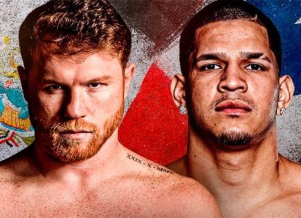 Combate entre Canelo Álvarez y Edgar Berlanga en Las Vegas