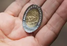 Monedas conmemorativas en el Centro de Conservaci&oacute;n